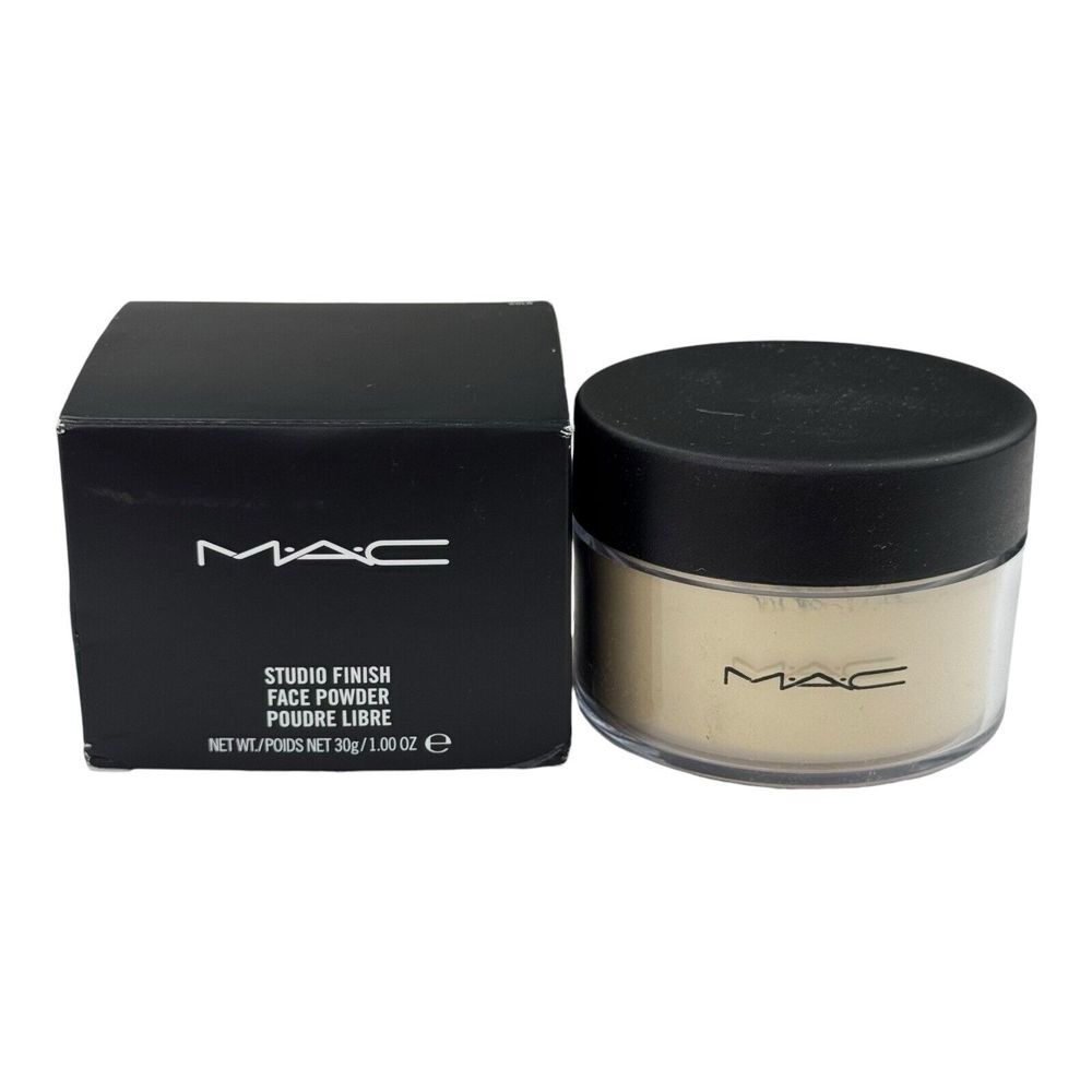 MAC Loose Face Powder Gold Studio‎ Finish Highlight Powder Discontinued 1oz NIB